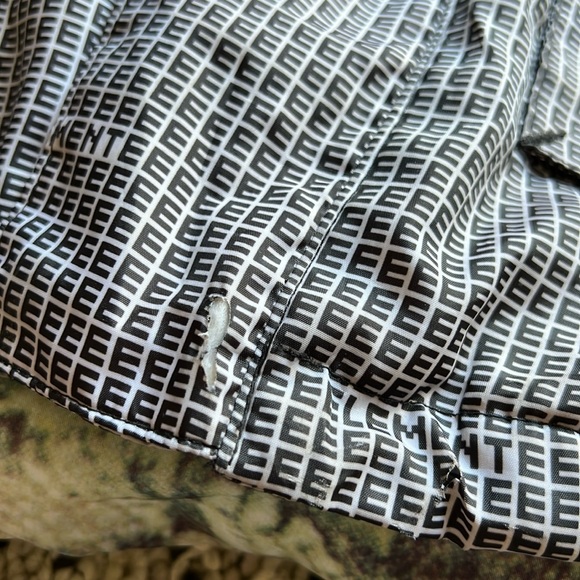 Element Snowboard Jacket Text Logo All Over Print Black White Men’s Medium - Picture 8 of 16